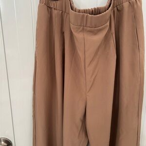 Stylish Tan Wide-Leg Pants ,NWOT